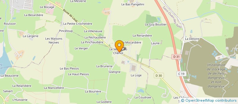 localisation de l'entreprise MADAME MADELEINE CHOYER à SAINT-OUEN-DES-TOITS