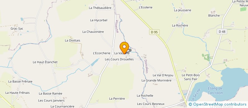 localisation de l'entreprise MADAME MADELEINE CORBIERE  VISSEICHE