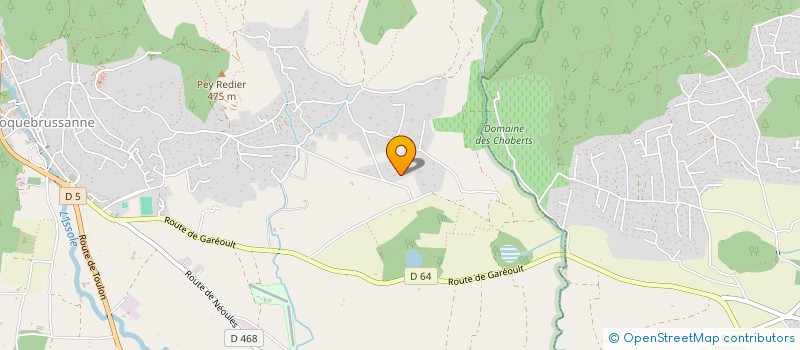 localisation de l'entreprise MADAME MADELEINE CORSO  LA ROQUEBRUSSANNE