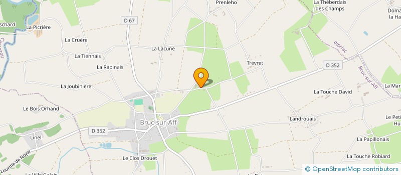 localisation de l'entreprise MADAME MADELEINE COTTAIS à BRUC-SUR-AFF