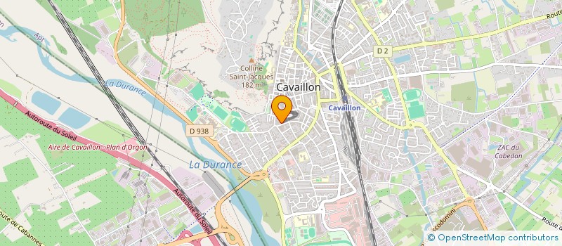 localisation de l'entreprise MADAME MADELEINE CRESPI  CAVAILLON