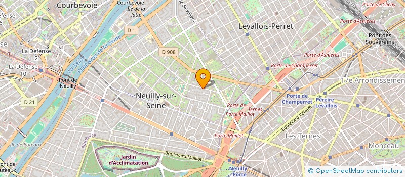 localisation de l'entreprise MADAME MADELEINE D'HUNIERES à NEUILLY-SUR-SEINE