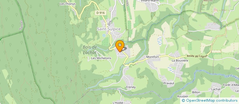 localisation de l'entreprise MADAME MADELEINE DAILLE  SAINT-SULPICE