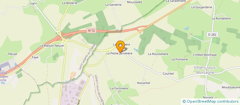 localisation de l'entreprise MADAME MADELEINE DANGEREUX à VILLIERS-SOUS-MORTAGNE
