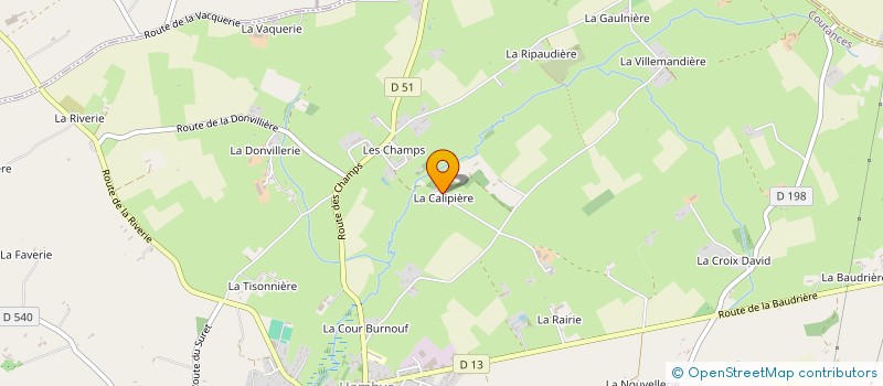 localisation de l'entreprise MADAME MADELEINE DAUVIN  HAMBYE