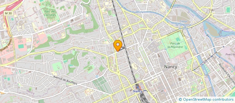 localisation de l'entreprise MADAME MADELEINE DECAUX  NANCY