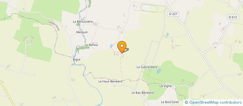 localisation de l'entreprise MADAME MADELEINE DEMENAIS  MERAL