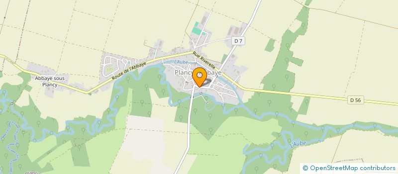 localisation de l'entreprise MADAME MADELEINE DERHAN  PLANCY-L'ABBAYE