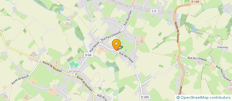 localisation de l'entreprise MADAME MADELEINE DESCARPENTRIES  LECELLES