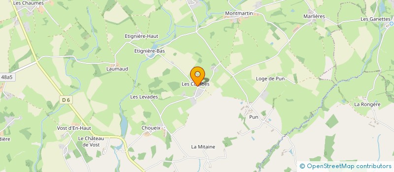 localisation de l'entreprise MADAME MADELEINE DESCHATRES à LOURDOUEIX-SAINT-PIERRE