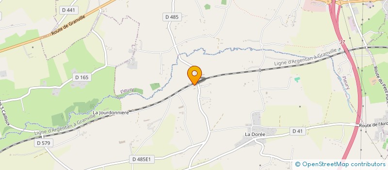 localisation de l'entreprise MADAME MADELEINE DESHOGUES  LA LANDE-D'AIROU