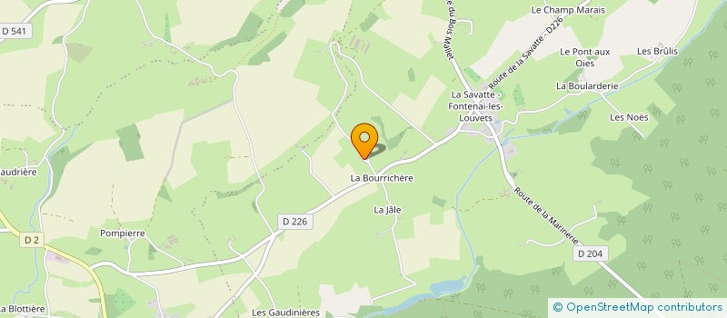 localisation de l'entreprise MADAME MADELEINE DESMOULINS à L'OREE-D'ECOUVES