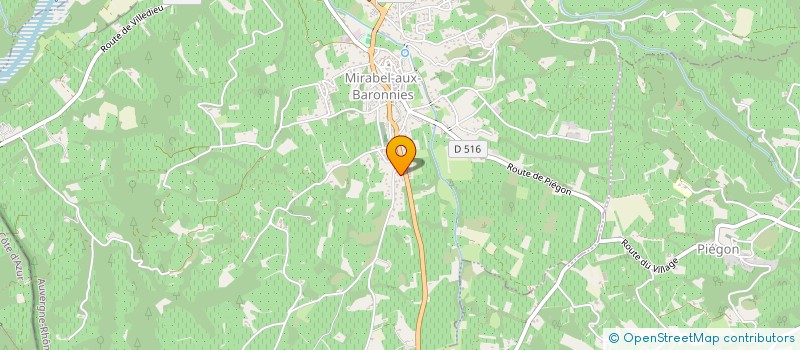 localisation de l'entreprise MADAME MADELEINE DESSALLES  MIRABEL-AUX-BARONNIES
