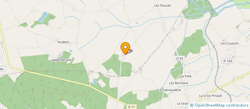 localisation de l'entreprise MADAME MADELEINE DETHINE à PELLEVOISIN