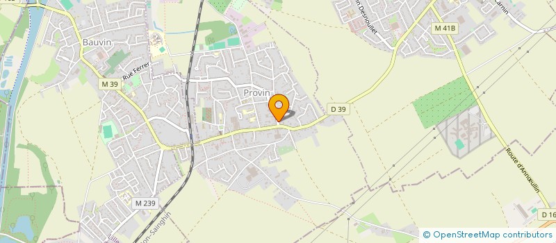 localisation de l'entreprise MADAME MADELEINE DHERSIN  PROVIN