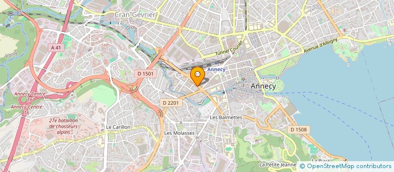 localisation de l'entreprise MADAME MADELEINE DIAGNE à ANNECY