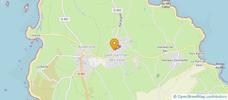 localisation de l'entreprise MADAME MADELEINE DIGARD  LA HAGUE