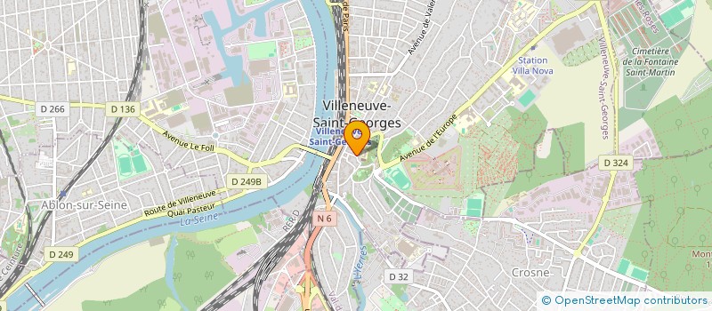 localisation de l'entreprise MADAME MADELEINE DUCLOS à VILLENEUVE-SAINT-GEORGES