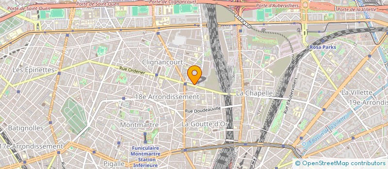 localisation de l'entreprise MADAME MADELEINE DUCREUX  PARIS