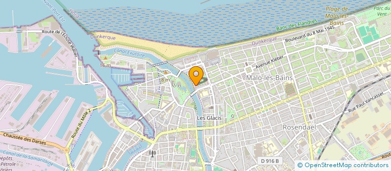 localisation de l'entreprise MADAME MADELEINE DUFLY à DUNKERQUE