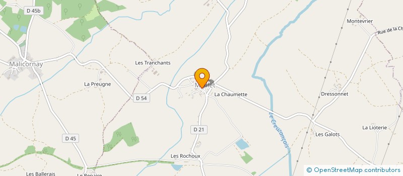 localisation de l'entreprise MADAME MADELEINE DURIS à MAILLET