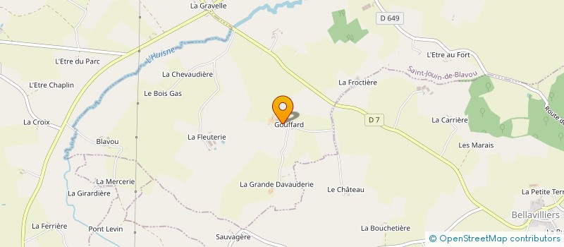 localisation de l'entreprise MADAME MADELEINE EDON à SAINT-JOUIN-DE-BLAVOU