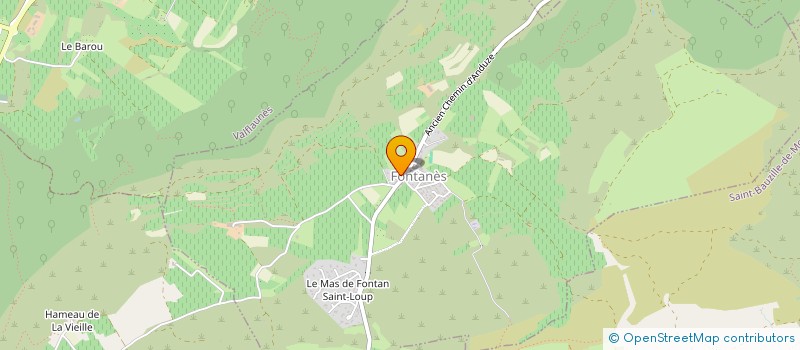 localisation de l'entreprise MADAME MADELEINE ELLUL  FONTANES