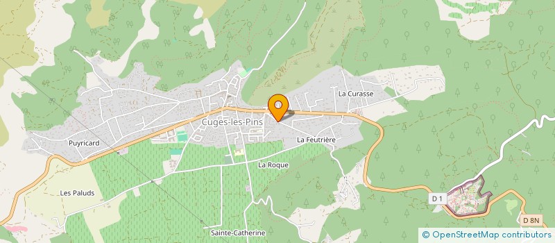 localisation de l'entreprise MADAME MADELEINE ESPANET à CUGES-LES-PINS