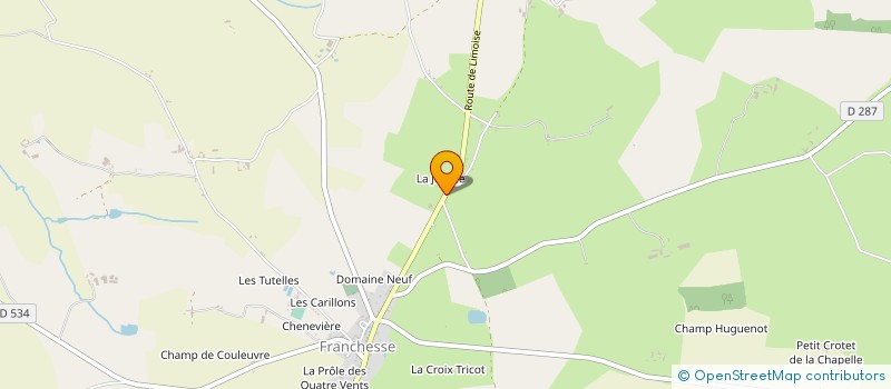 localisation de l'entreprise MADAME MADELEINE ETIENNE  SAINT-PLAISIR