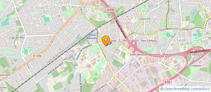 localisation de l'entreprise MADAME MADELEINE FARAH  PESSAC