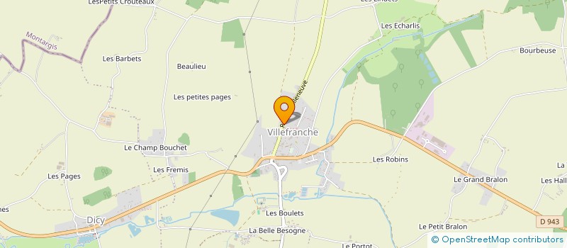 localisation de l'entreprise MADAME MADELEINE FARNER à CHARNY OREE DE PUISAYE