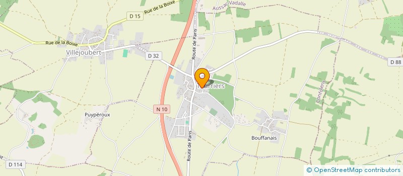 localisation de l'entreprise MADAME MADELEINE FERY à AUSSAC-VADALLE
