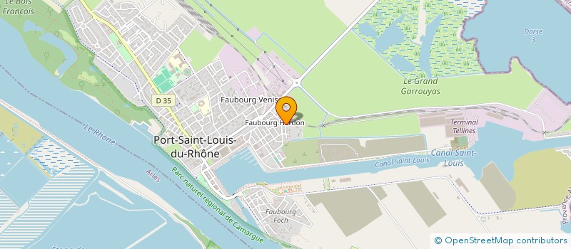 localisation de l'entreprise MADAME MADELEINE FLORES à PORT-SAINT-LOUIS-DU-RHONE