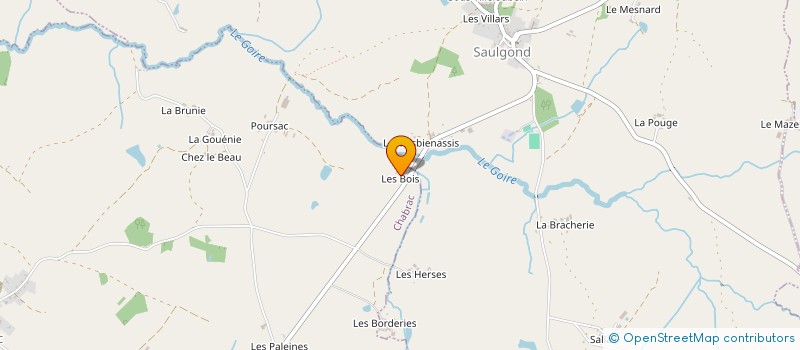 localisation de l'entreprise MADAME MADELEINE FOUBERT à CHABRAC