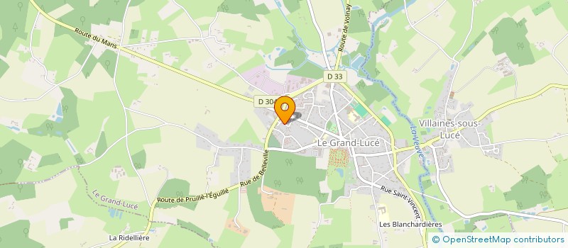 localisation de l'entreprise MADAME MADELEINE FOUGERAY  VILLAINES-SOUS-LUCE