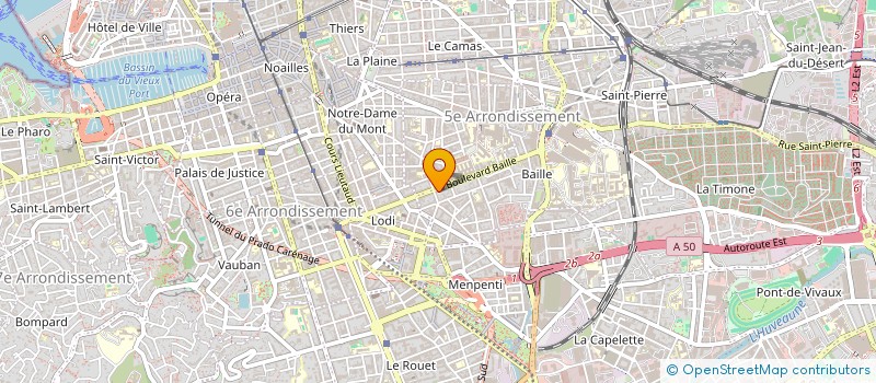 localisation de l'entreprise MADAME MADELEINE FRANCHI à MARSEILLE