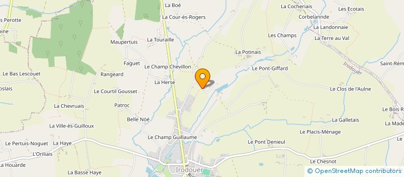 localisation de l'entreprise MADAME MADELEINE FROGER à GEVEZE