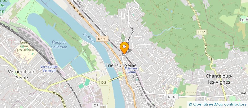 localisation de l'entreprise MADAME MADELEINE FROMENT à TRIEL-SUR-SEINE