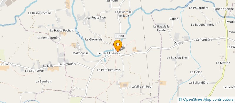 localisation de l'entreprise MADAME MADELEINE GAITEL  NOUVOITOU