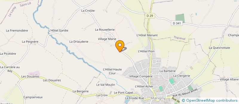localisation de l'entreprise MADAME MADELEINE GARDIE  MARIGNY-LE-LOZON