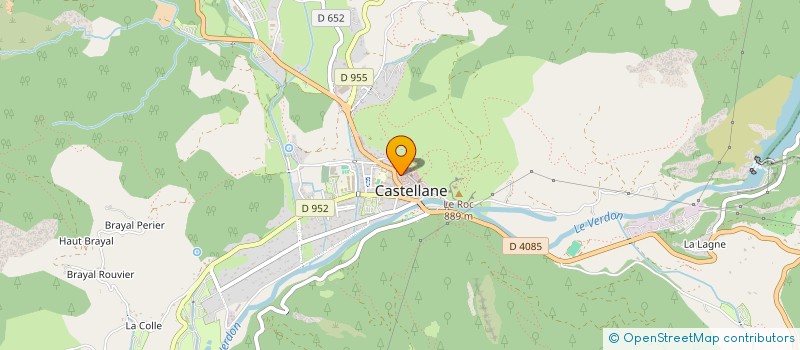 localisation de l'entreprise MADAME MADELEINE GARNIER à CASTELLANE