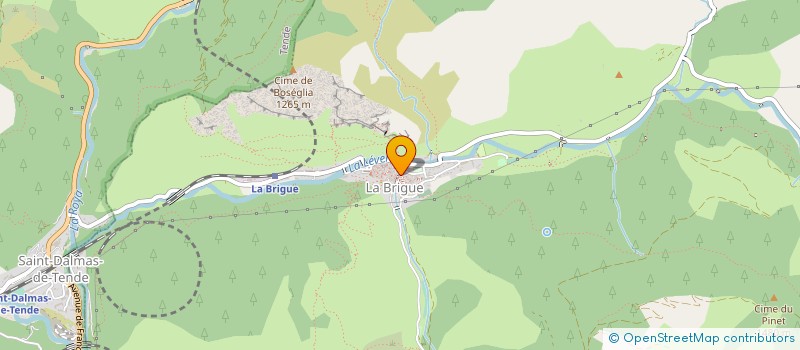 localisation de l'entreprise MADAME MADELEINE GASTALDI  LA BRIGUE