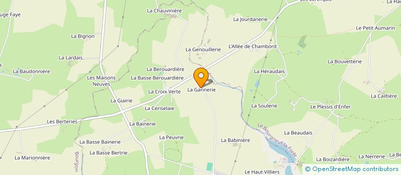 localisation de l'entreprise MADAME MADELEINE GAUDOIN  PORT-BRILLET