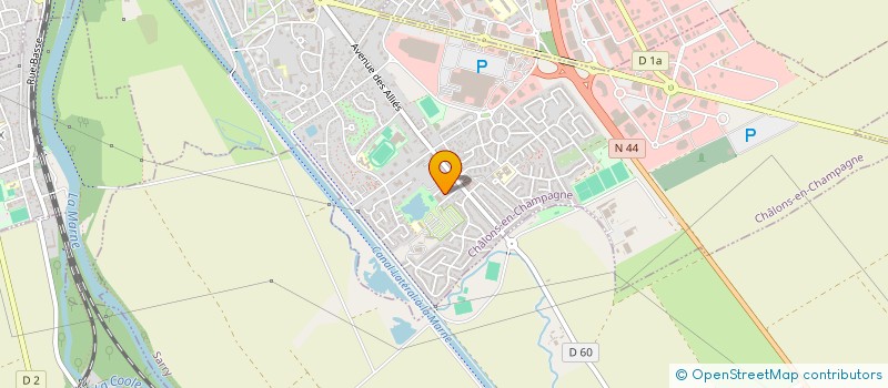 localisation de l'entreprise MADAME MADELEINE GIACOMELLI  CHALONS-EN-CHAMPAGNE