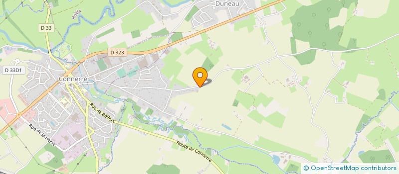 localisation de l'entreprise MADAME MADELEINE GIRARD  TUFFE-VAL-DE-LA-CHERONNE