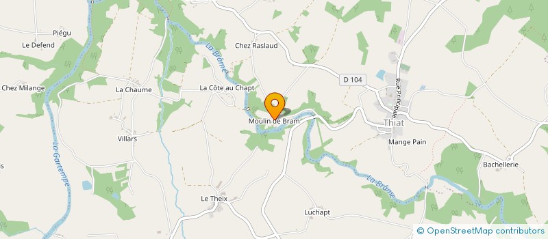 localisation de l'entreprise MADAME MADELEINE GLADELLE  VAL-D'OIRE-ET-GARTEMPE