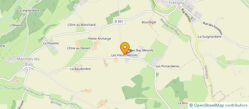 localisation de l'entreprise MADAME MADELEINE GODEFROY à MAROLLES-LES-BUIS