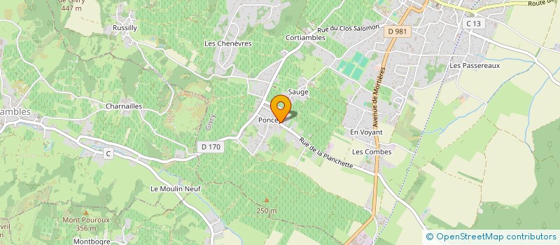 localisation de l'entreprise MADAME MADELEINE GOIN à GIVRY