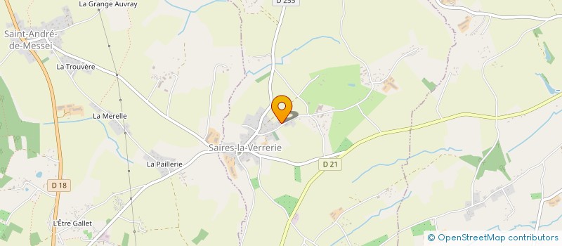 localisation de l'entreprise MADAME MADELEINE GOMOND à SAIRES-LA-VERRERIE
