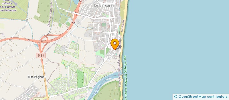 localisation de l'entreprise MADAME MADELEINE GOT  LE BARCARES